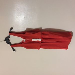Amanda uprichard red mini dress size small nwt